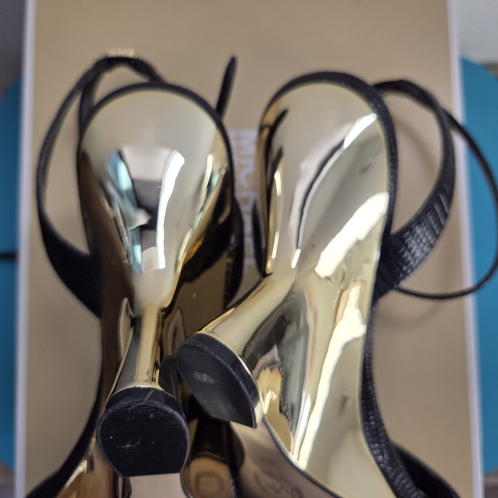 Michael Kors Black Strappy Sandals - Picture 4 of 6